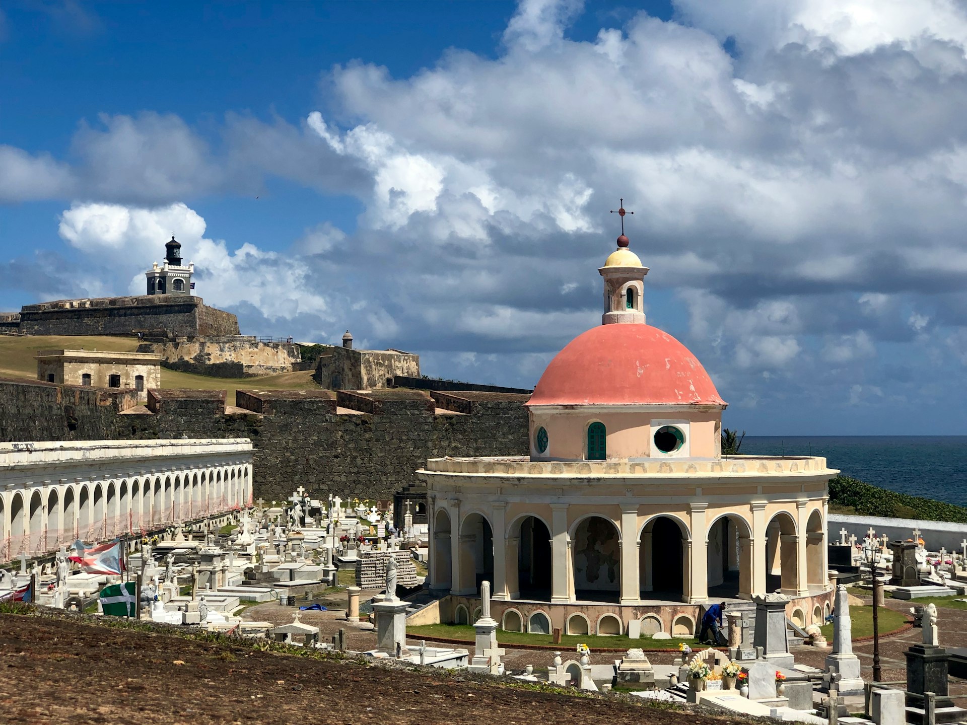 Aerial view of San Juan, Puerto Rico